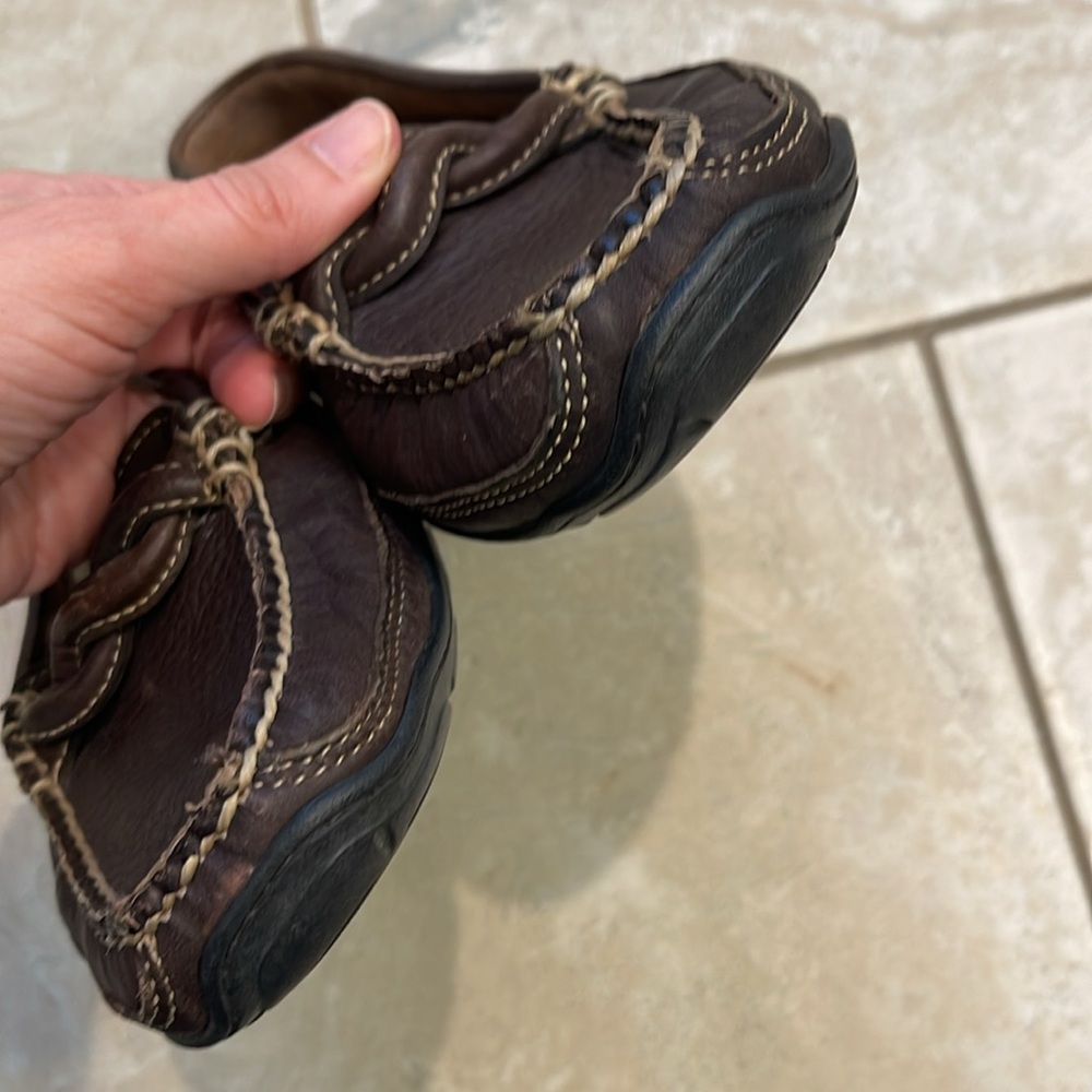L.L. Bean Leather Driving Moccasin Vibram Sole 8 Fisherman Comfort - Picture 4 of 7